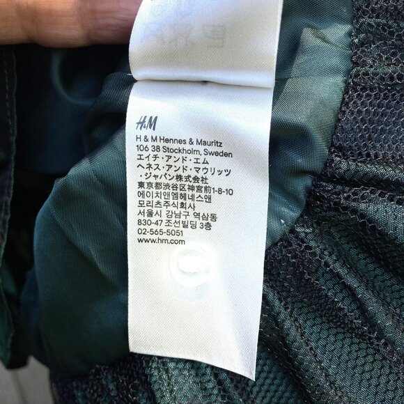 H&M Emerald Green Sweetheart Taffeta Cocktail Dress, Sz 8, Straps or Strapless - Picture 11 of 11